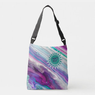 Ajustable Sac fourre-tout très coloré avec vos initiales
