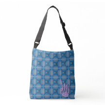 Sac mortuaire assez mauvais à croix "de plaid de