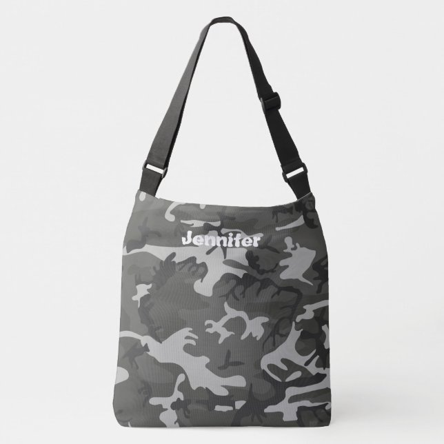 Ajustable Sac mortuaire croisé à Camo, grand (Devant)