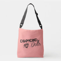Sac mortuaire croisé à poupées de diamant