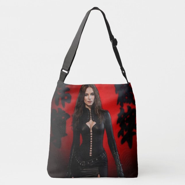 Ajustable Sac noir rouge (Dos)