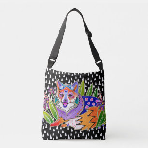 Ajustable Sac ou sac fourre-tout crossbody de RENARD de