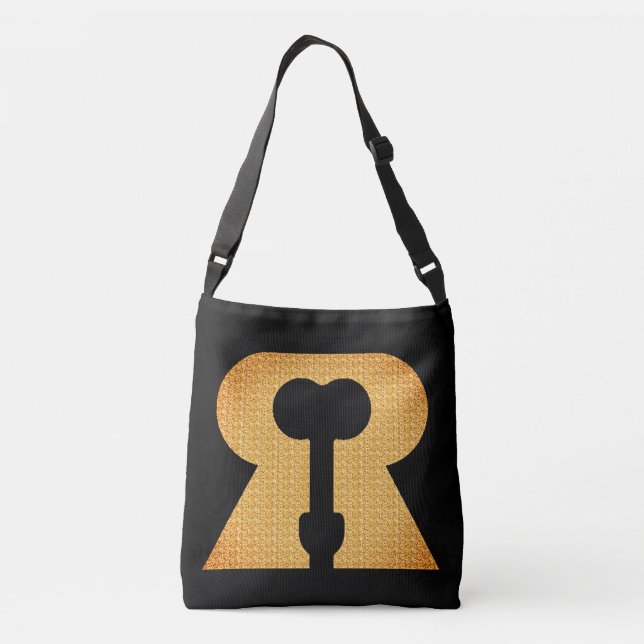 Ajustable Sac Reese Rideout Classic Gold Crossbody (Dos)