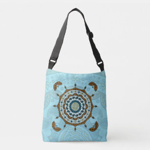 Ajustable Sac Tout-Sur-Imprimé En Cuivre Imaginaire Mehndi