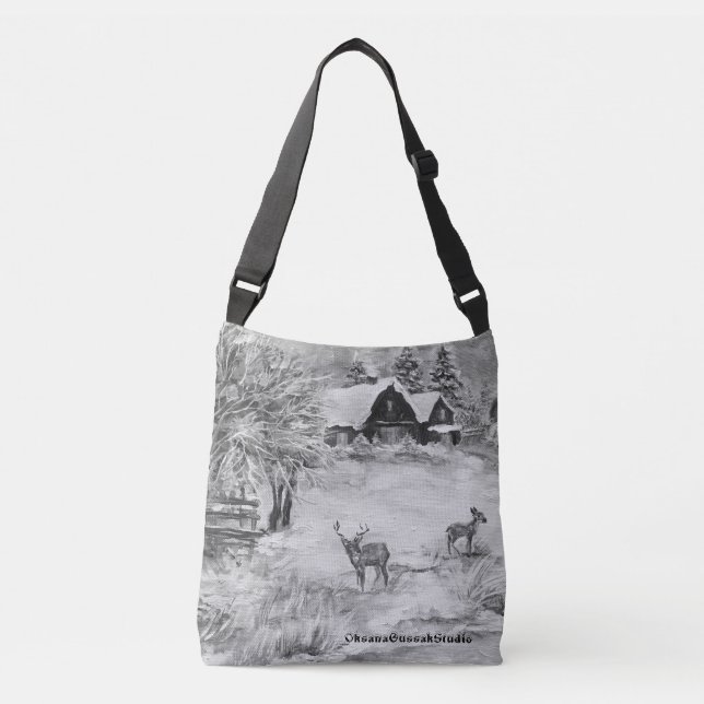 Ajustable Sac vintage d'illustration (Devant)