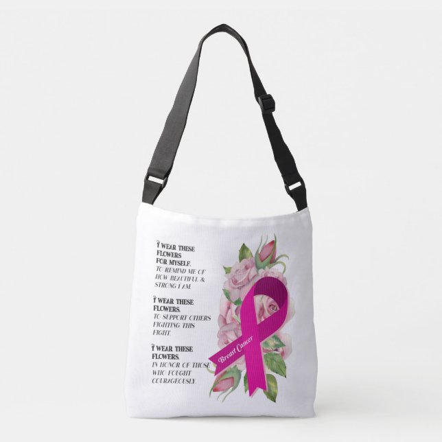 Ajustable Soutien au cancer du sein Sensibilisation Sac de c (Devant)