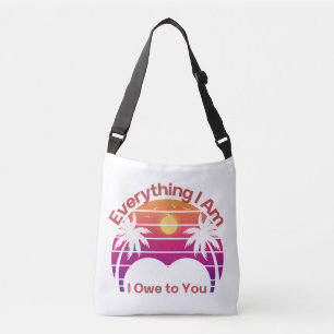 Ajustable Tout ce que je suis, je le dois à toi Sac rétro Ma