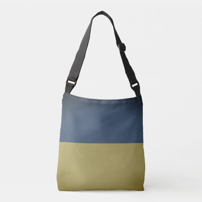 Ajustable Vintage bleu jaune drapeau Ukraine sac carcarrosse (Devant)