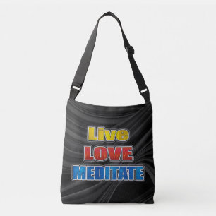 Ajustable vivre amour méditer sac carrosserie