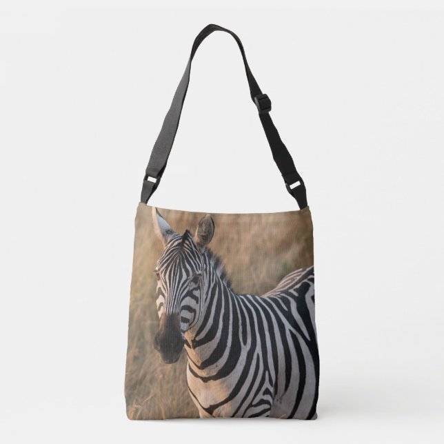 Ajustable Zebra Natural Setting Crossbody Sac (Dos)