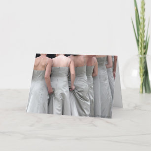 "Ajustements mineurs" Bridesmaid Merci Cartes