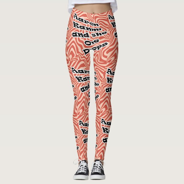 AK1D überall in Print-Leggings Leggings (Vorderseite)