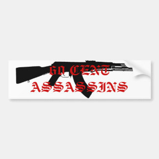 Ak47, 60 CENT-MEUCHELMÖRDER Autoaufkleber