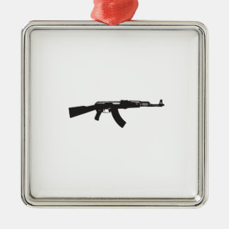 ak47.ai silbernes ornament
