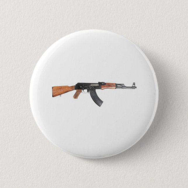 AK47-Sturmgewehr Button (Vorderseite)