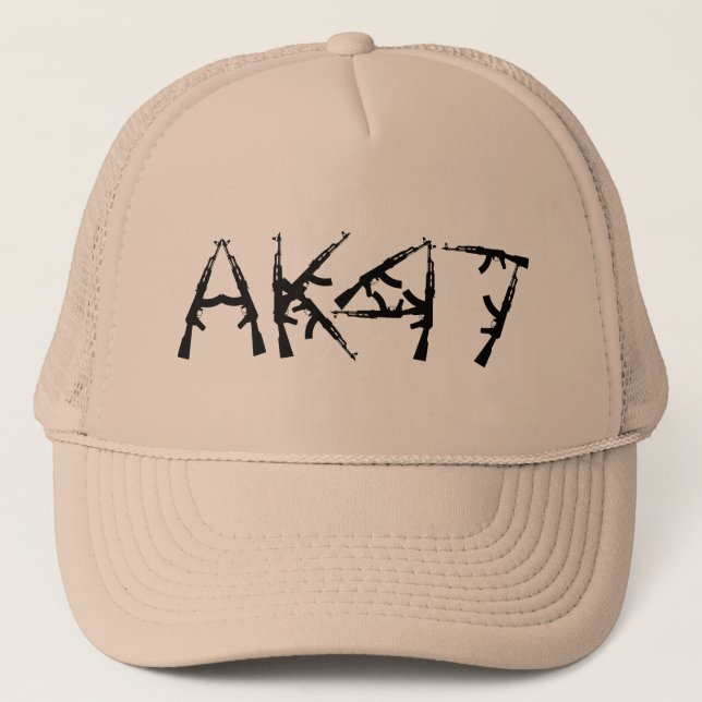 AK 47 AK-47 Rifle Marksman Gun Rifle Truckerkappe (Vorderseite)