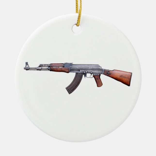 AK-47 KERAMIKORNAMENT (Vorne)