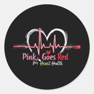 Aka Pink gewinnt das Aufklärungskostüm F Runder Aufkleber