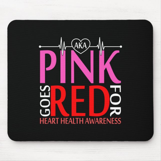 Aka Pink wird für das Gesundheitsbewusstsein lange Mousepad (Vorne)
