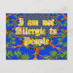 Akacia Alchemy: Ich bin nicht allergisch gegenüber Postkarte