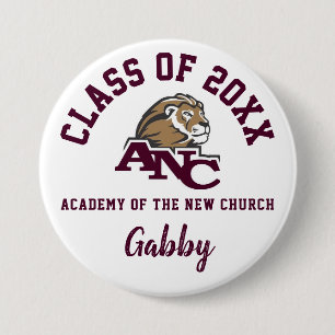 Akademie der neuen Church Button Logo Custom