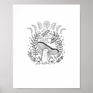 Akademie Goblincore Cottagecore Ästhetik Witchy M Poster