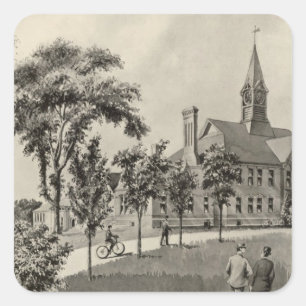Akademie Phillips Exeter Quadratischer Aufkleber