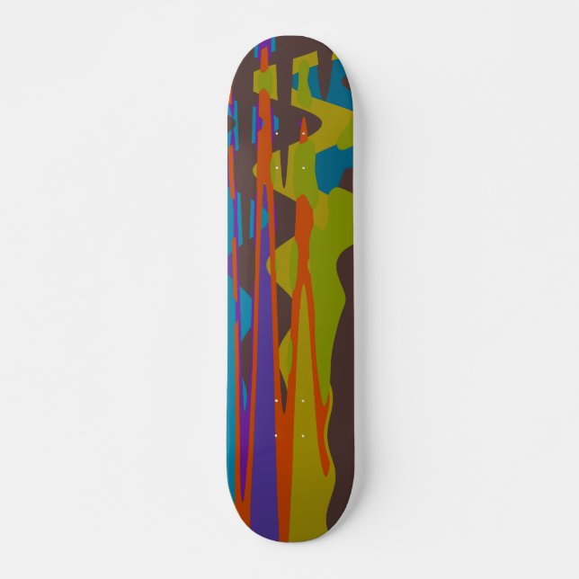 Akademie-Ridge Lava Skateboard (Vorne)