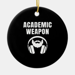 Akademische Waffe - Inspirationssexuelles, klassis Keramik Ornament