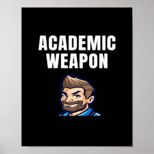 Akademische Waffen - Inspirationsskalische Niedlic Poster