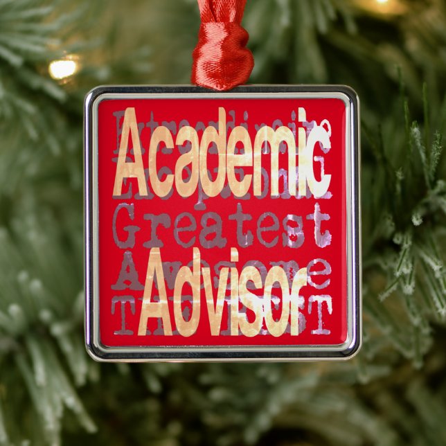 Akademischer Berater Ornament Aus Metall (Baum)