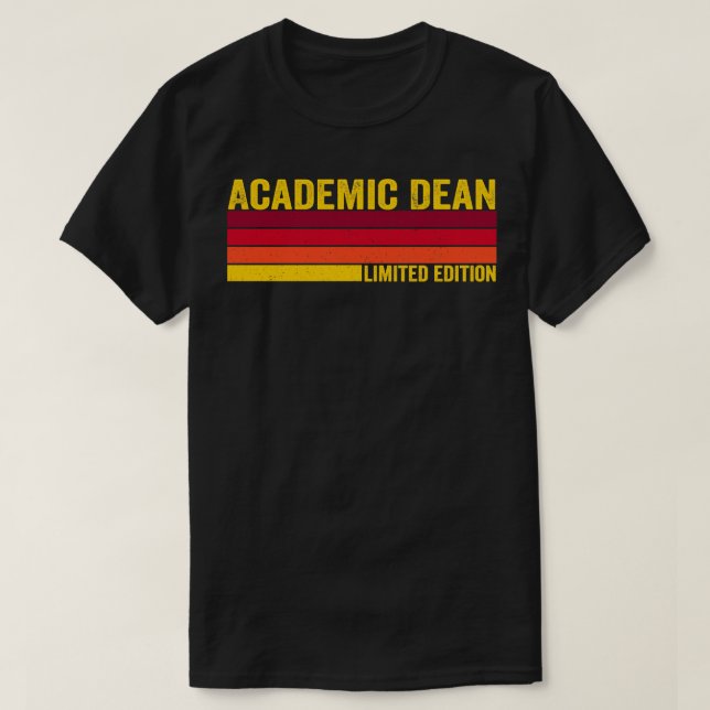 Akademischer Dean T-Shirt (Design vorne)