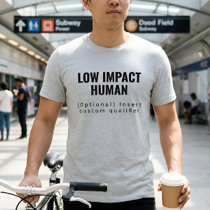 Akademischer Text   Low Impact Human   Hell Tri-Blend Shirt