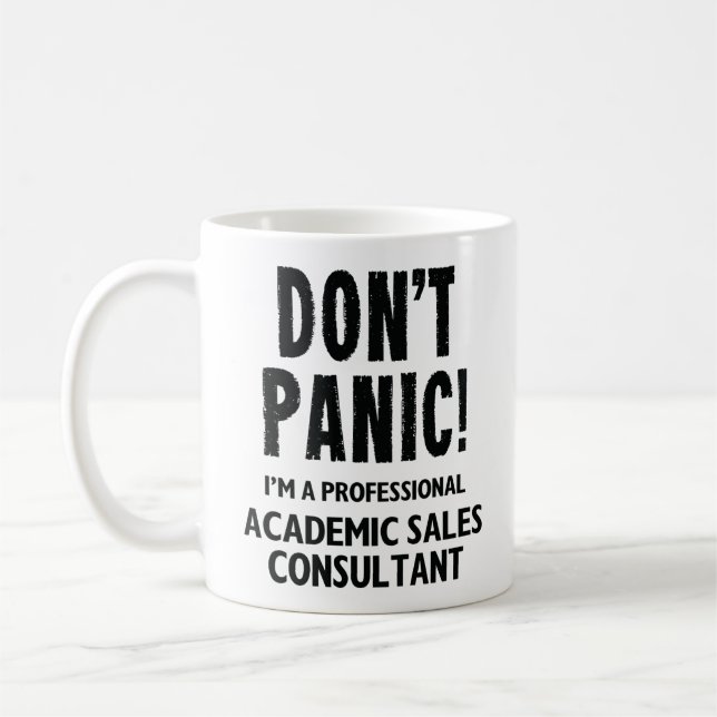 Akademischer Vertriebsberater Kaffeetasse (Links)