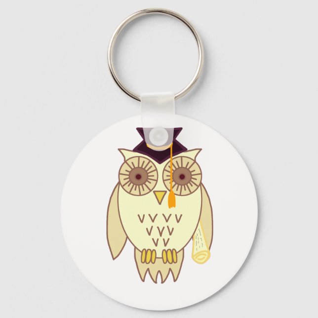 Akademisches Owl Schlüsselanhänger (Vorderseite)