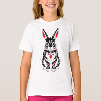 Akai Yokai Kaninchen – Japanischer Geistwächter in T-Shirt