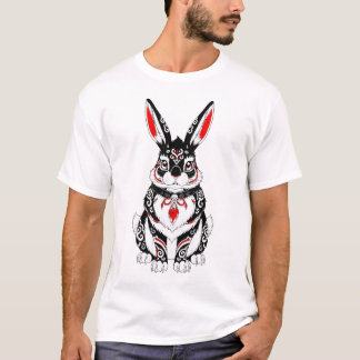 Akai Yokai Kaninchen – Japanischer Geistwächter in T-Shirt