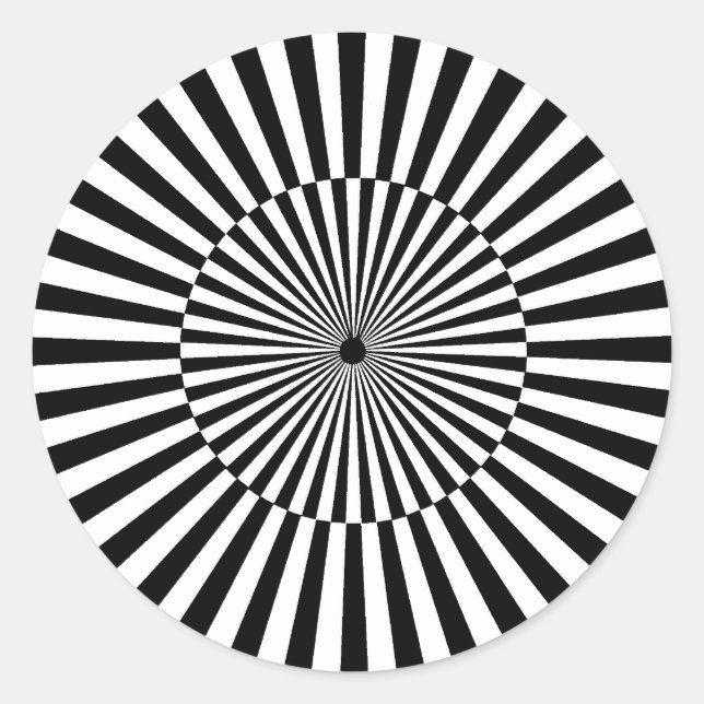 akaJustin Optical #2-Aufkleber Runder Aufkleber (Vorderseite)