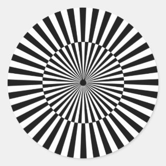 akaJustin Optical #2-Aufkleber Runder Aufkleber