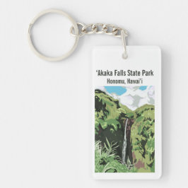Akaka Falls Hawaii Wasserfall Tropisch Personalisi Schlüsselanhänger