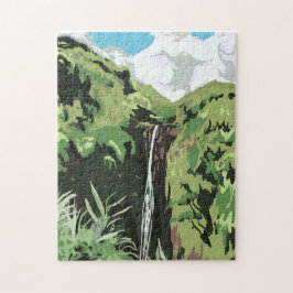 Akaka Falls Hawaii Wasserfall Tropische Landschaft