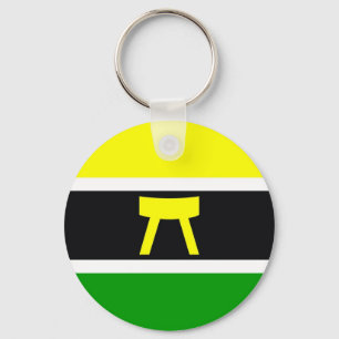 Akan-Volksflagge Ghana kwa Elfenbeinküste Schlüsselanhänger