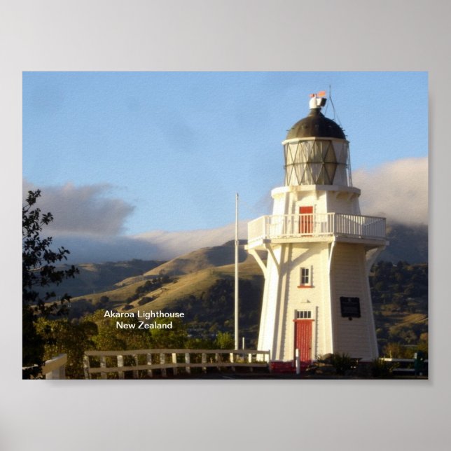 Akaroa Lighthouse Poster (Vorne)