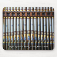 Akaroa Orgelpfeifen mousepad