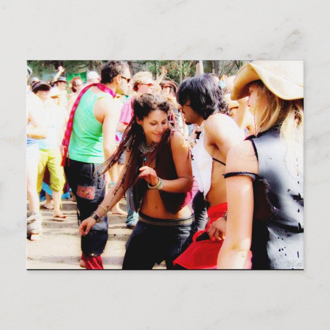 Akasha GrooViN POSTCARD Postkarte (Vorderseite)