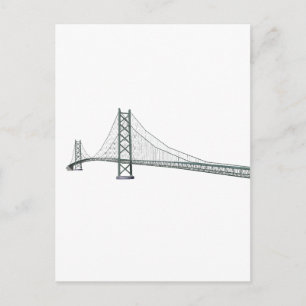 Akashi Kaikyo Suspension Bridge: alias Pearl Bridg Postkarte