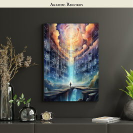 Akashic Platten Astral Travel OBE Lucid Dreaming Poster