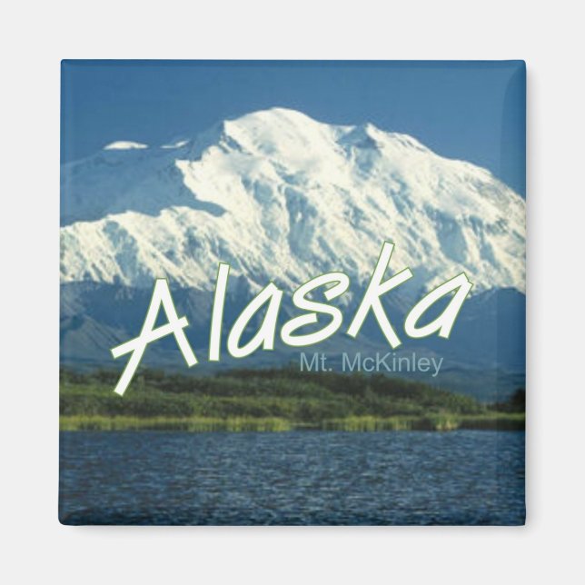 Akaska Staat Travel Souvenir Kühlschrankmagnet (Vorne)