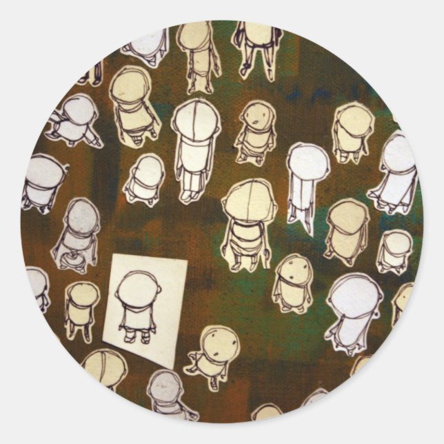 Akayo Runder Aufkleber (Vorderseite)