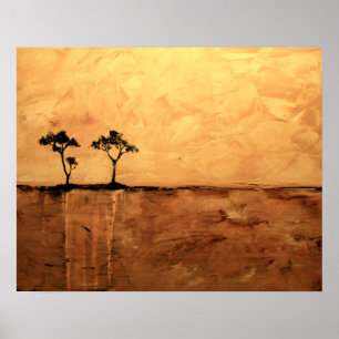 Akazien-Baum 16 x 20 durch Ben-Wanderer Poster